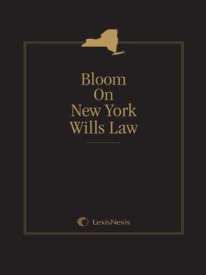cover image of Bloom on New York Wills Law